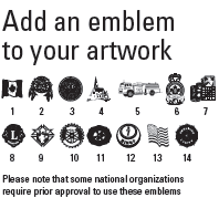 Emblem samples