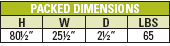 Flashboard Stands Dimesions