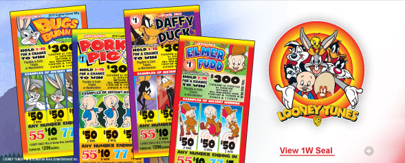 Looney Tunes 1 Window Seal Tickets