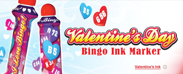 Valentine's Day Bingo Ink Daubers
